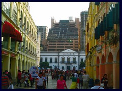 Pedestrian area around Largo do Senado.